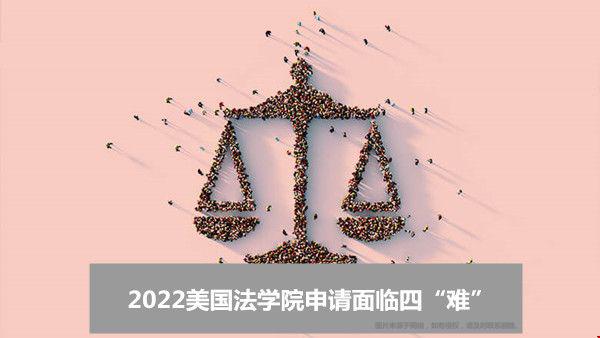 2022美国法学院申请面临四“难”